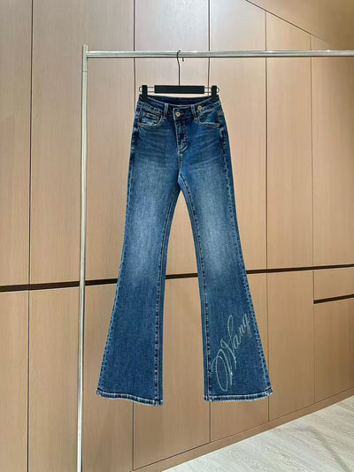Elunee™ FlareDenim – High-Waist Bootcut Jeans (Damen)