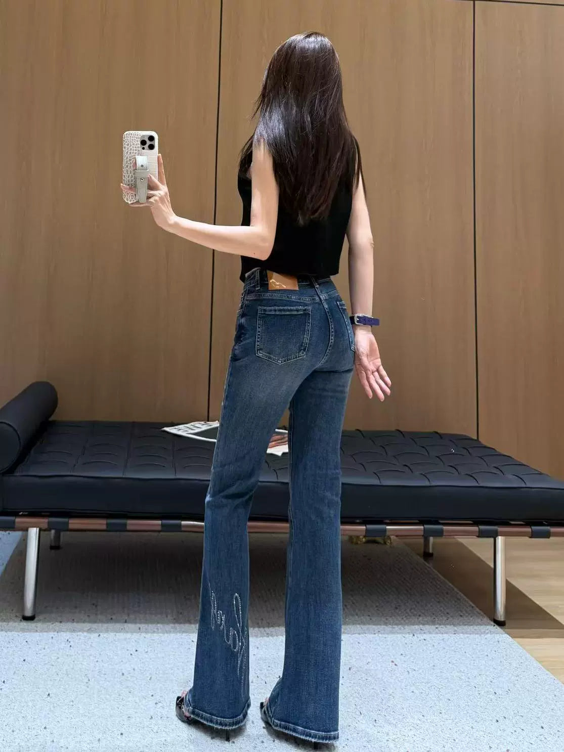 Elunee™ FlareDenim – High-Waist Bootcut Jeans (Damen)